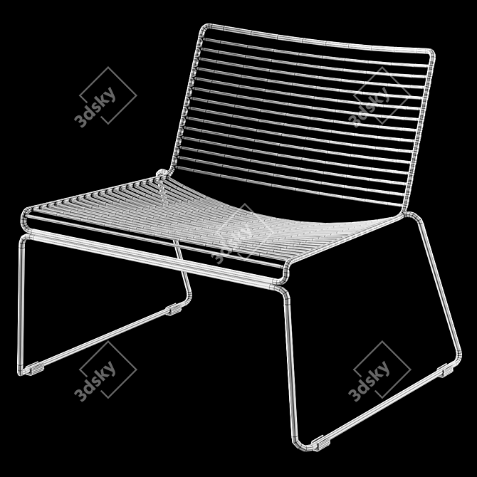Modern HEE Lounge Chair: Stunning Design 3D model image 4