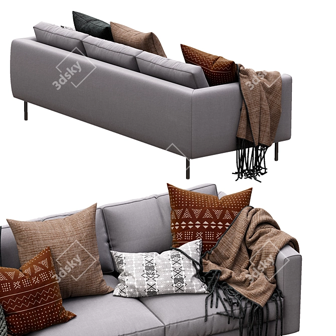 Elegant Loft Sofa by Moooi 3D model image 4