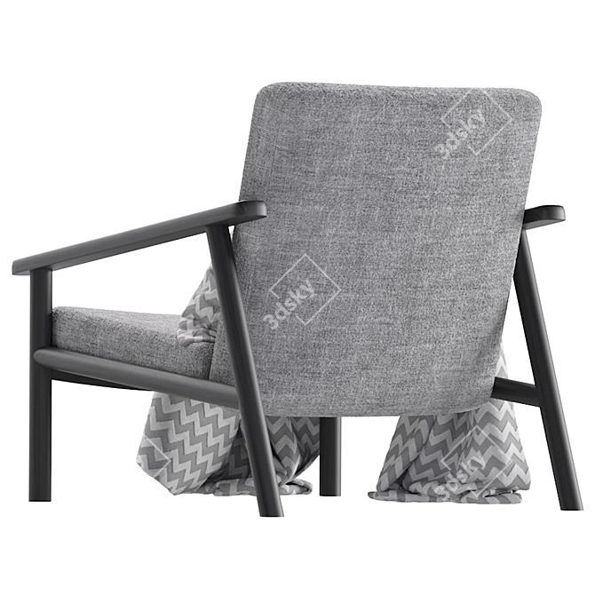 Liang Eimil Ingmar Boucle Taupe Chair 3D model image 2