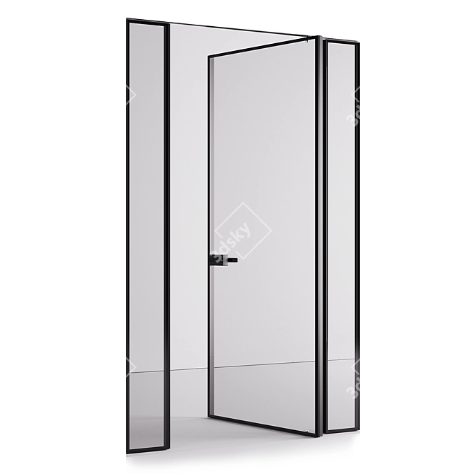 Lualdi Shoin: Stylish Sliding and Pivotante Doors 3D model image 3