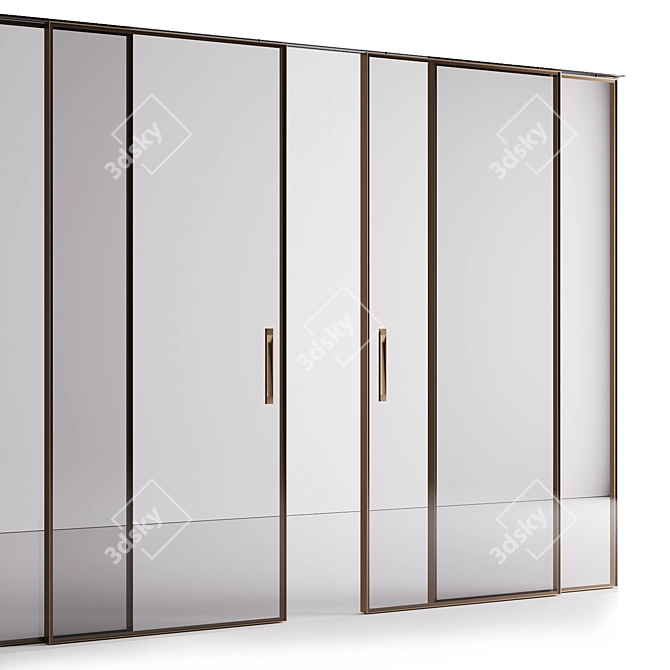 Lualdi Shoin: Stylish Sliding and Pivotante Doors 3D model image 4