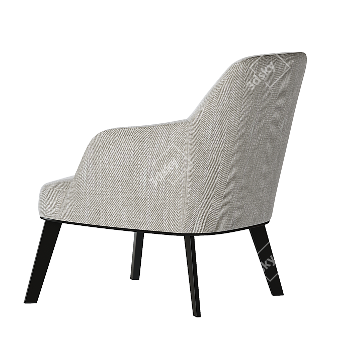 Elegant Poliform Jane Armchair 3D model image 3