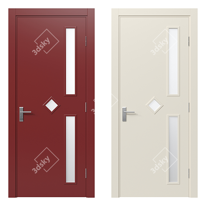 Modern 19 Interior Door 3D model image 1