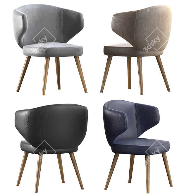 Cia Arm Chair: Modern and Stylish Design 3D model image 3