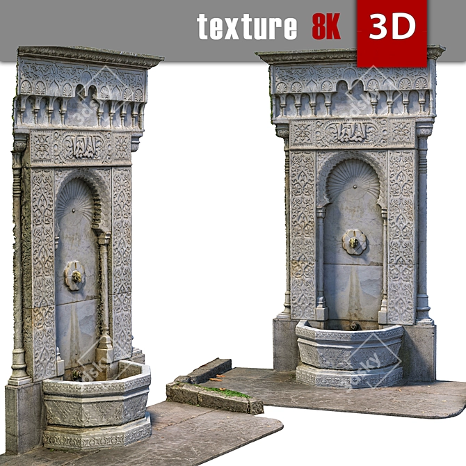 Detailed 8K Photo-scanned Statue 3D model image 1