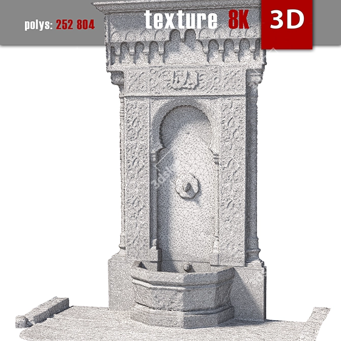 Detailed 8K Photo-scanned Statue 3D model image 4