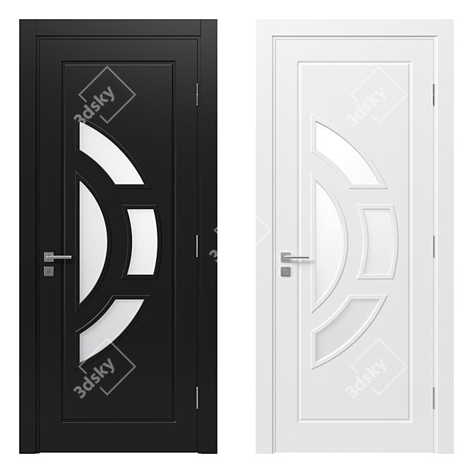 Modern Interior Door 23 3D model image 1