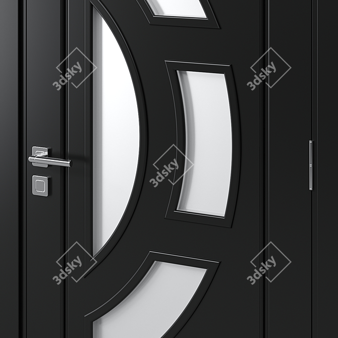 Modern Interior Door 23 3D model image 2