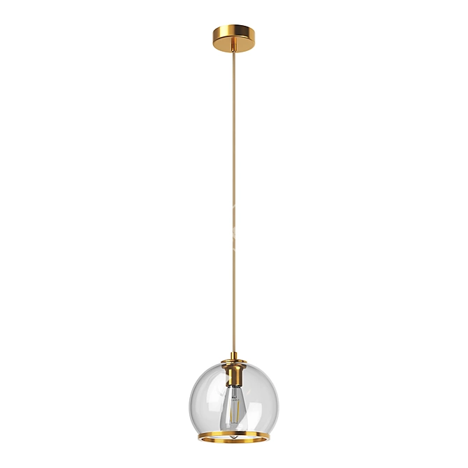 Modern Sferico Ceiling Light 3D model image 2