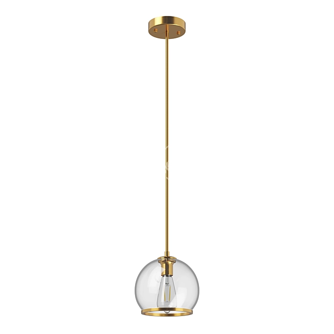 Modern Sferico Ceiling Light 3D model image 6