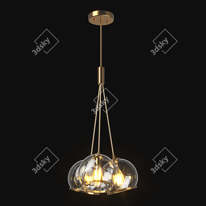 Sferico Lightstar Ceiling Chandelier 3D model image 1