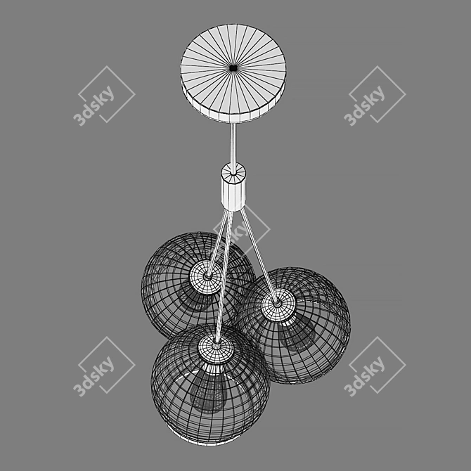 Sferico Lightstar Ceiling Chandelier 3D model image 4