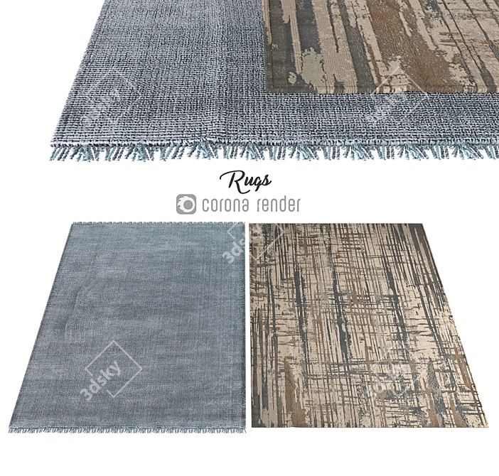 Elegant Floor Covering 3D model image 1