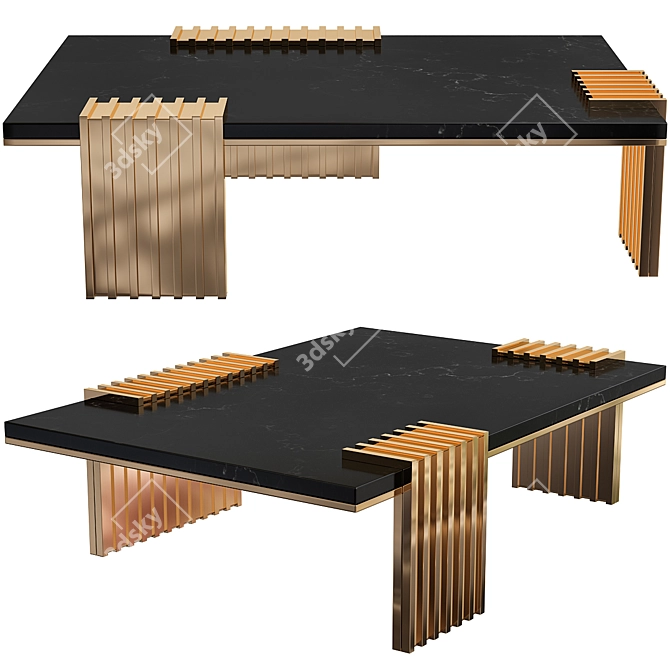 Luxurious Vertigo Center Table 3D model image 1