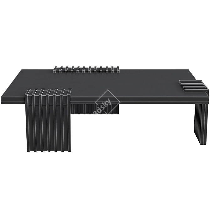Luxurious Vertigo Center Table 3D model image 2