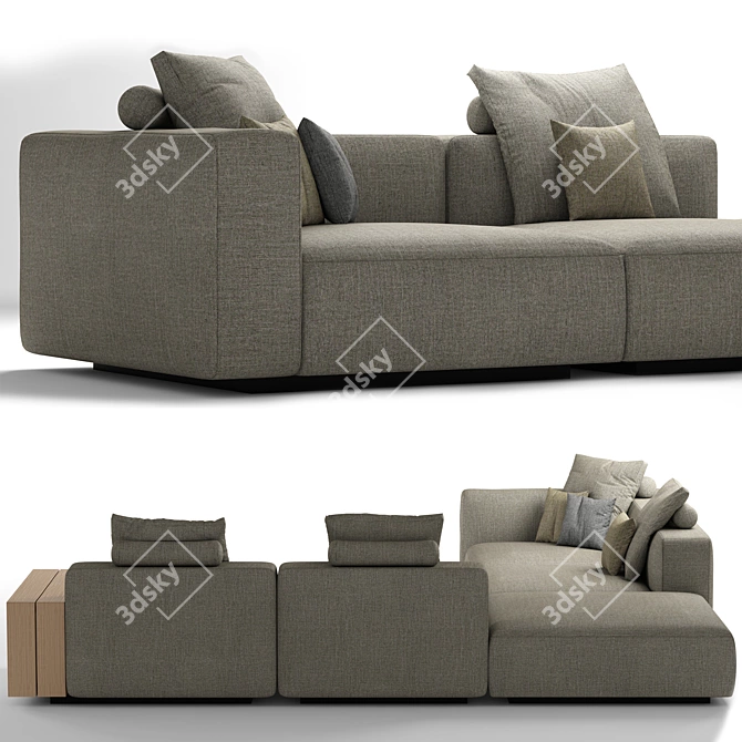 Grandemare Sofa by Flexform 3D model image 3