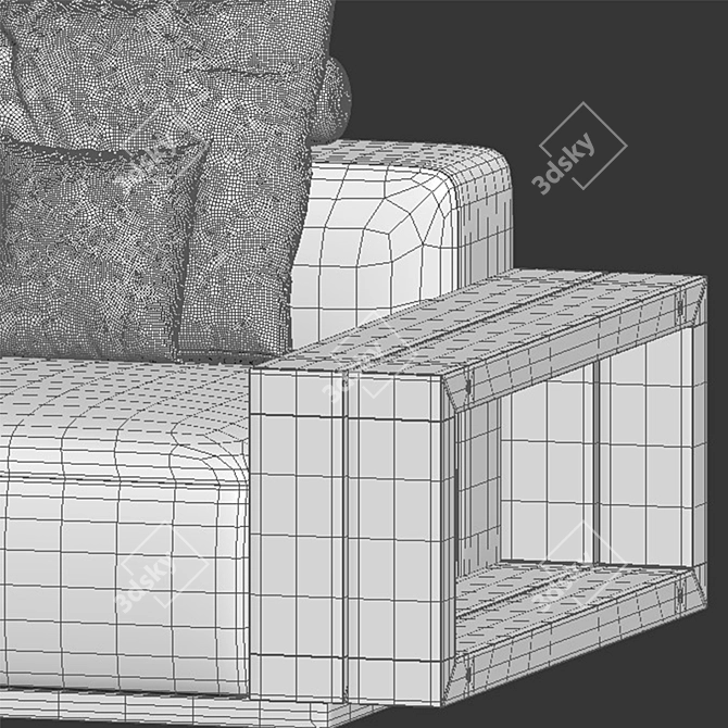 Grandemare Sofa by Flexform 3D model image 4