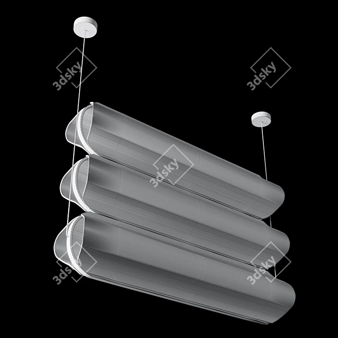 Vale Crystalline Light Fixture 3D model image 2