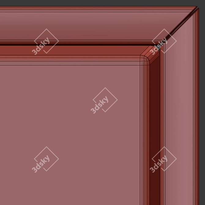 Title: Dual Frames Set: 485x650 mm, 2300x2300 Textures 3D model image 3