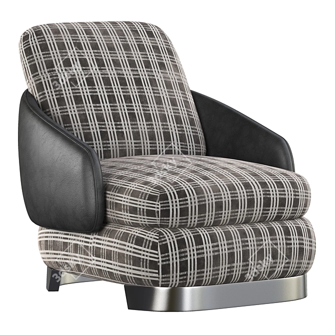 Lawson Armchair: Stylish Comfort for Your Home 3D model image 1