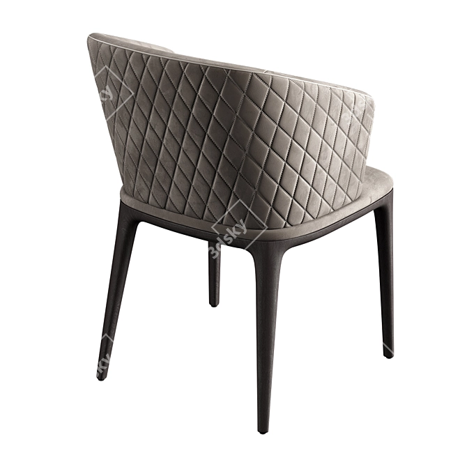 Luxurious Louise Chair by Angelo Cappellini 3D model image 3