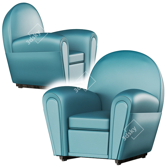 Vanity Fair Luxury Armchair 3D model image 3