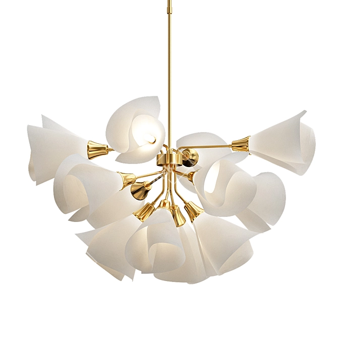 Modern Mobius Pendant Lighting 3D model image 2