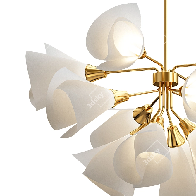 Modern Mobius Pendant Lighting 3D model image 3