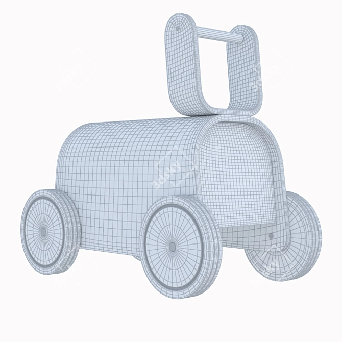 Mini Car Toy Model 3D model image 3