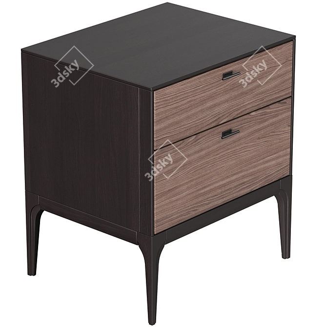 Verona Bedside Table: Elegant and Functional 3D model image 5