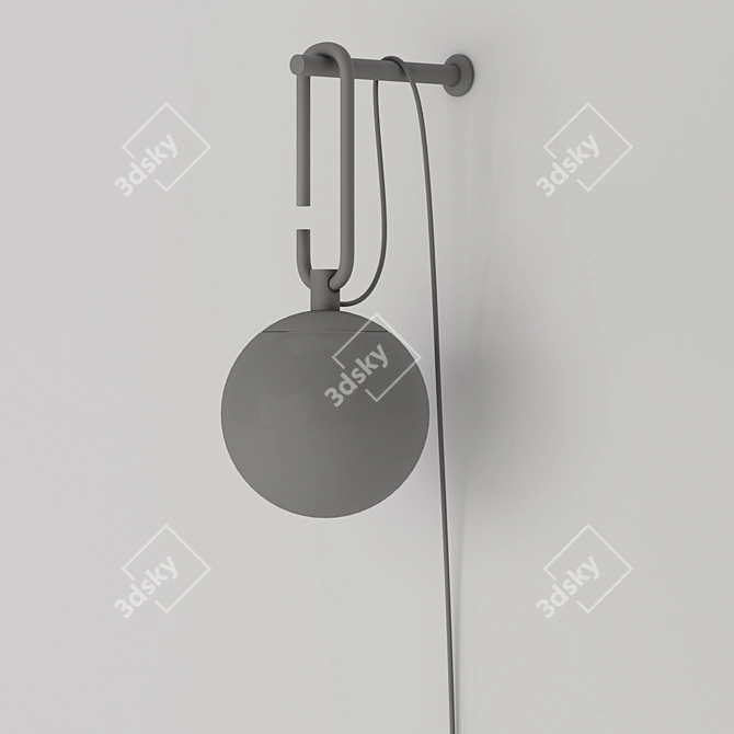 Artemide NH1217 Wall Pendant Light 3D model image 2