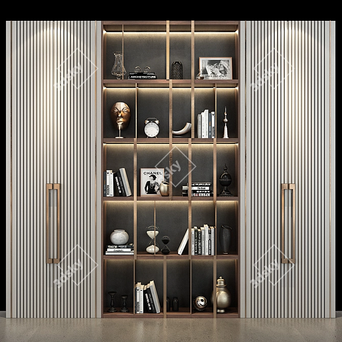 Elegant 6-Piece Furniture Set 3D model image 1