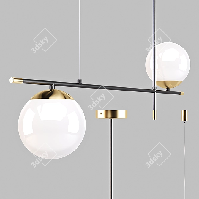 Maytoni Nostalgia Pendant: Modern Charm 3D model image 1