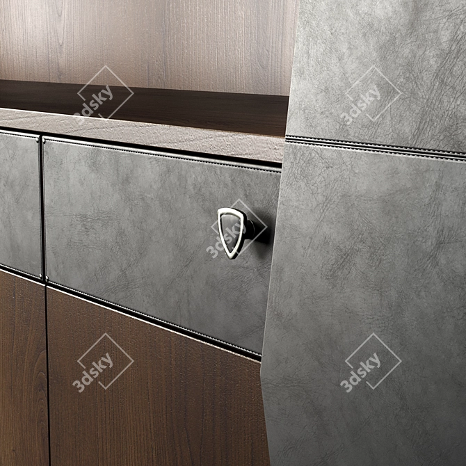 Luxury Tonino Lamborghini GT High Cabinet 3D model image 3