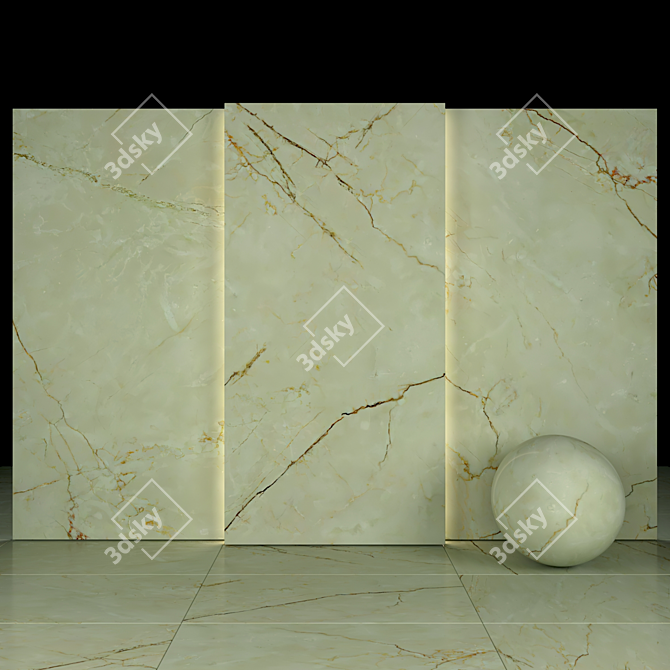 Renoir Marble Collection: Luxurious & Versatile 3D model image 2