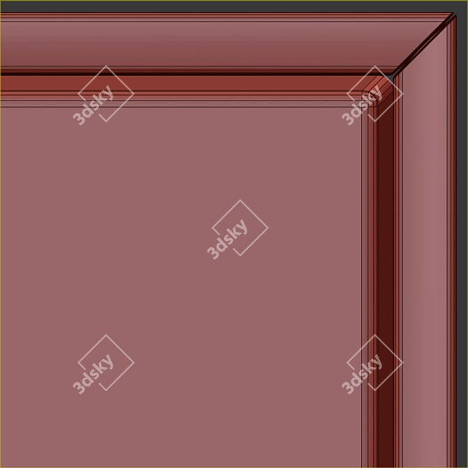 Elegant Frame Collection: 2 Frames, 900*720 & 900*740 mm 3D model image 3