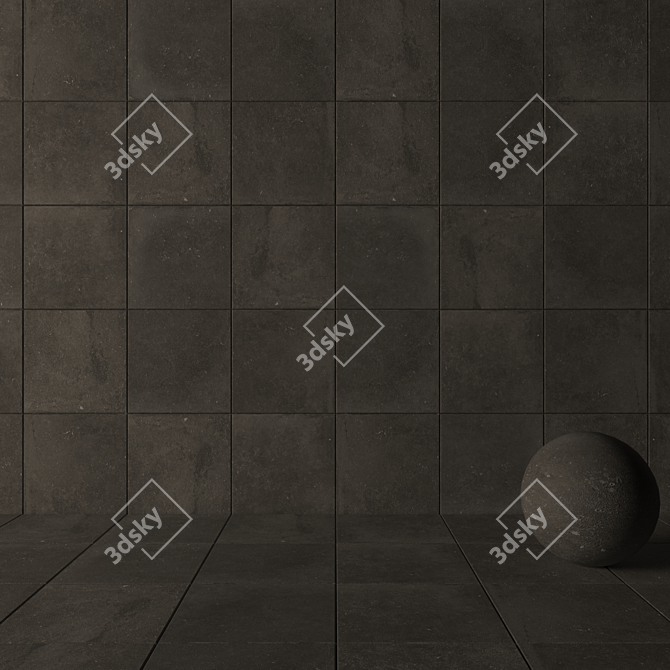 Flaviker Nordik Stone Gray: Versatile Floor Design 3D model image 3