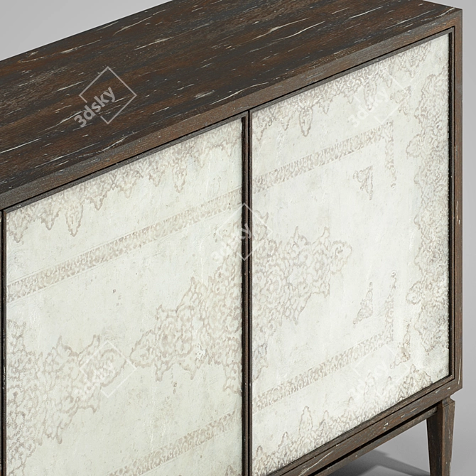 Elegant Rosella Console: Stylish and Functional 3D model image 2