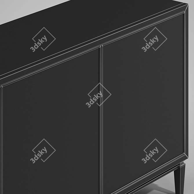 Elegant Rosella Console: Stylish and Functional 3D model image 3