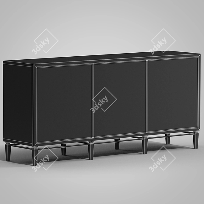 Elegant Rosella Console: Stylish and Functional 3D model image 4