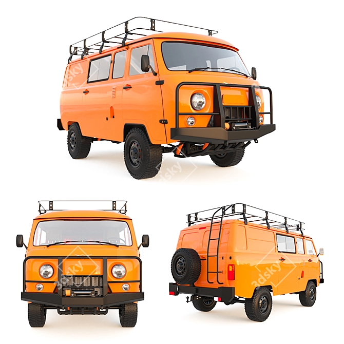 Ultimate UAZ SGR Expedition 3D model image 2