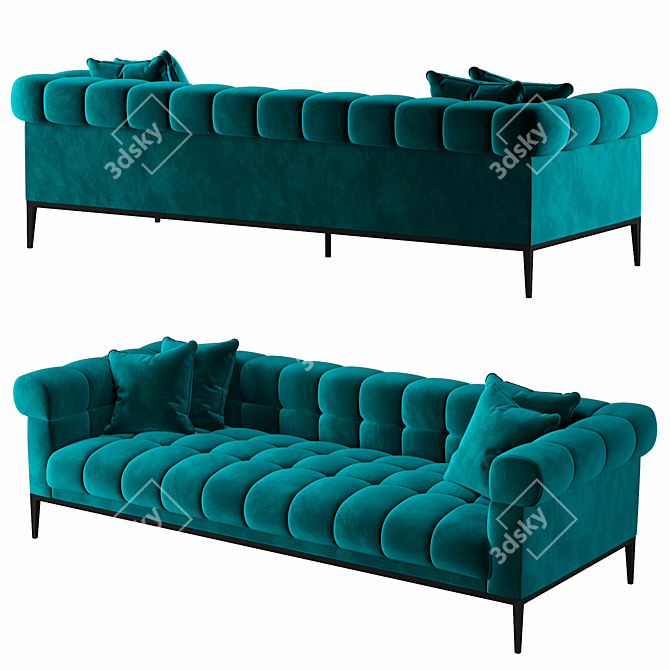 Luxurious Eichholtz AURELIO Sofa 3D model image 2