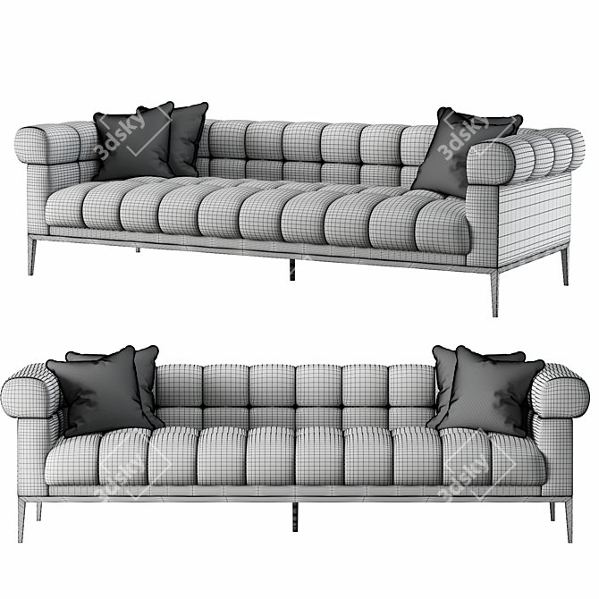 Luxurious Eichholtz AURELIO Sofa 3D model image 4