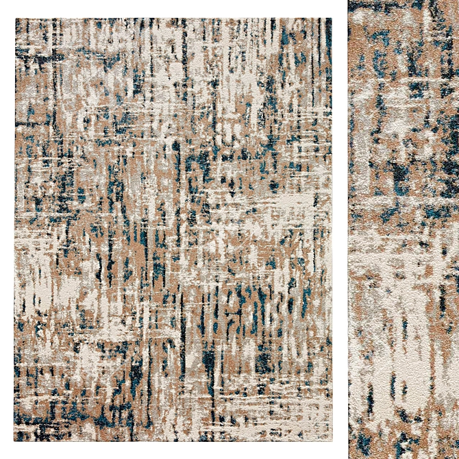 Vintage Elegance 192: Premium Carpet 3D model image 1