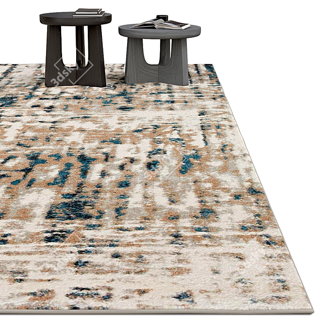 Vintage Elegance 192: Premium Carpet 3D model image 2