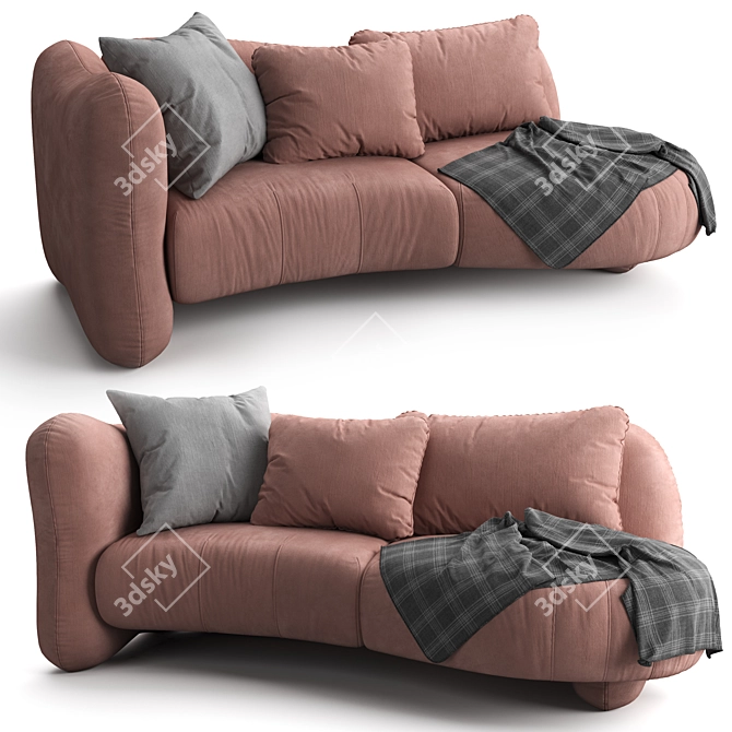 Brühl Bongo Bay Lounge: Stylish and Comfortable 3D model image 1