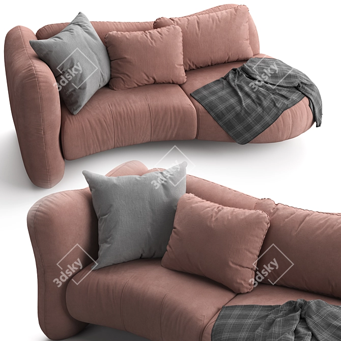 Brühl Bongo Bay Lounge: Stylish and Comfortable 3D model image 2