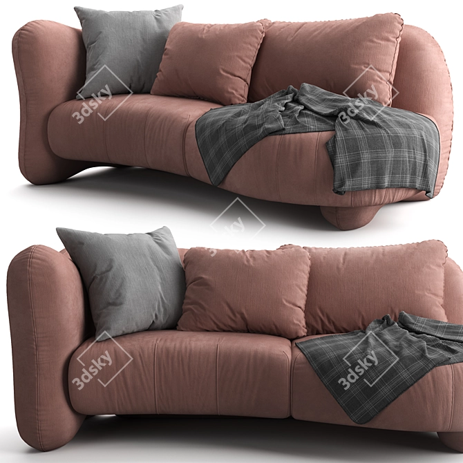 Brühl Bongo Bay Lounge: Stylish and Comfortable 3D model image 4