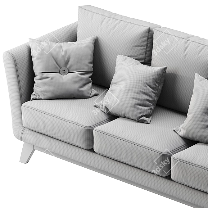 Dublin 3 Dusty Sofa 3D model image 5