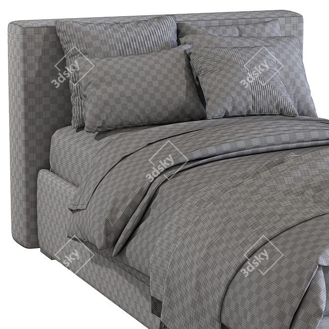 Teen Bed Aster - Stylish and Spacious 3D model image 5